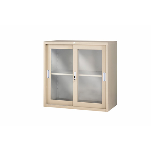 ตู้บานเลื่อนกระจก 3 ฟุต รุ่น CDG-323 (ขนาด90x45x90ซ.ม.)